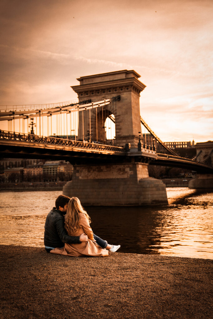 Páros kép a Lánchídnál